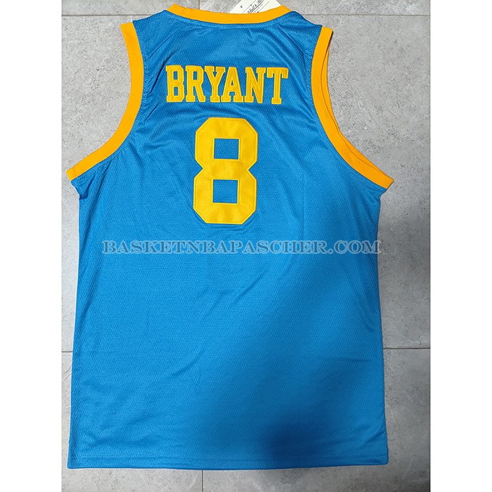Maillot Los Angeles Lakers Kobe Bryant NO 8 Mitchell & Ness 2001-02 Bleu